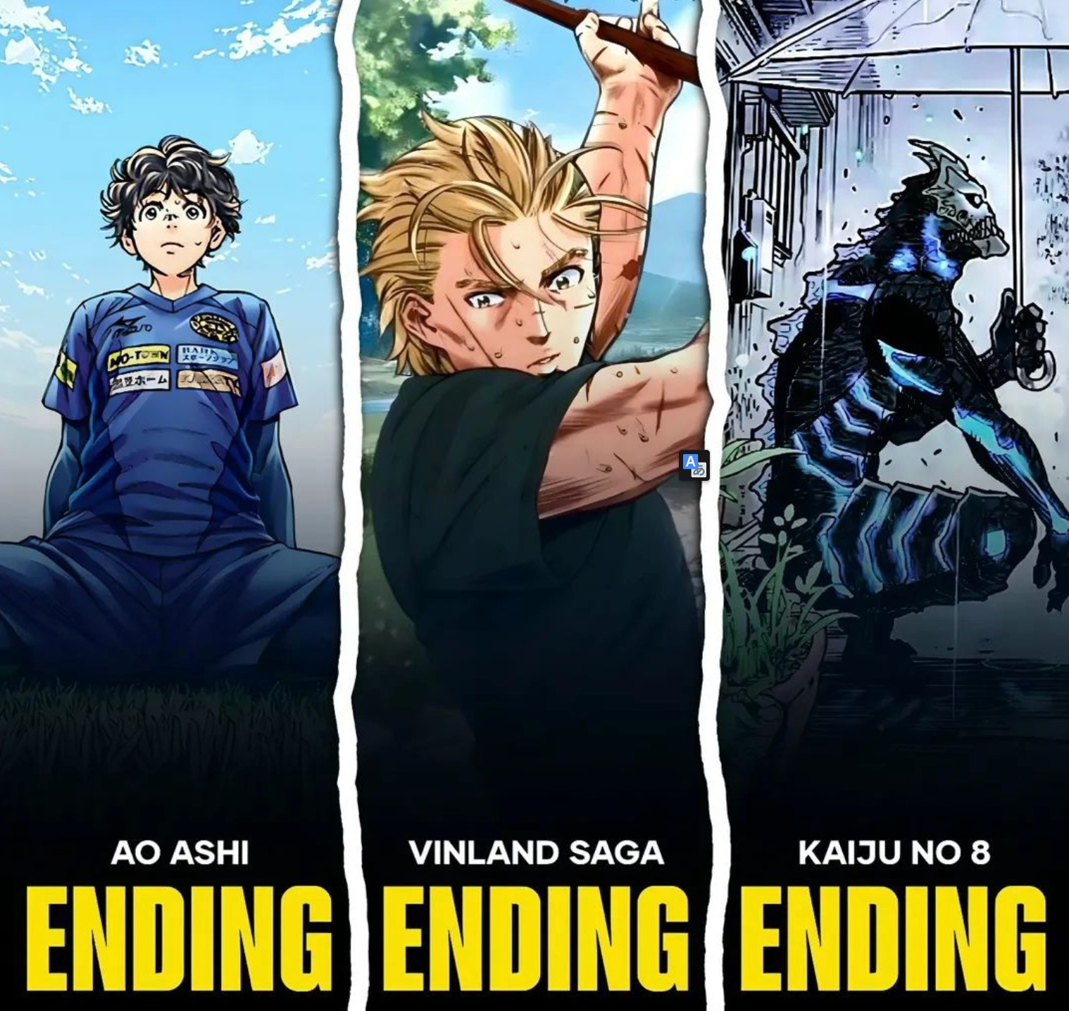 Akhir Sebuah Era! Tamat Bersamaan Ao Ashi, Vinland Saga, dan Kaiju No 8 Resmi Berakhir Juli 2025