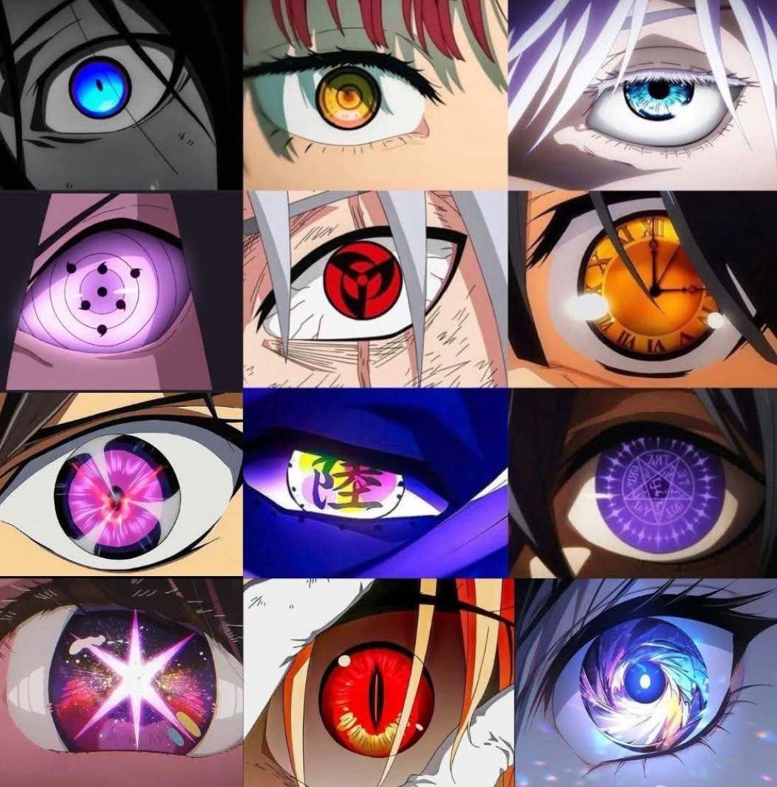 Dari Sharingan hingga Six Eyes: Inilah Mata-Mata Terkuat dan Tercantik di Dunia Anime!