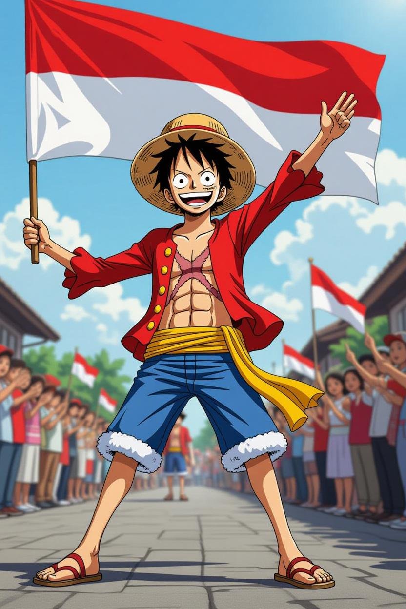 Fenomena Pengibaran Bendera One Piece Jelang HUT Ke-80 RI: Antara Kebebasan Berekspresi dan Pelanggaran Hukum